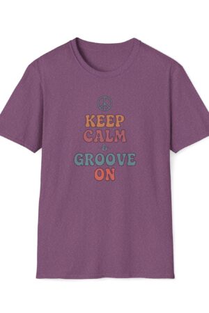 keep calm and groove on funny vintage tee