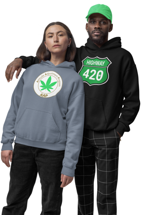 Attitude Adjustment Program 420 Stoner Hoodies